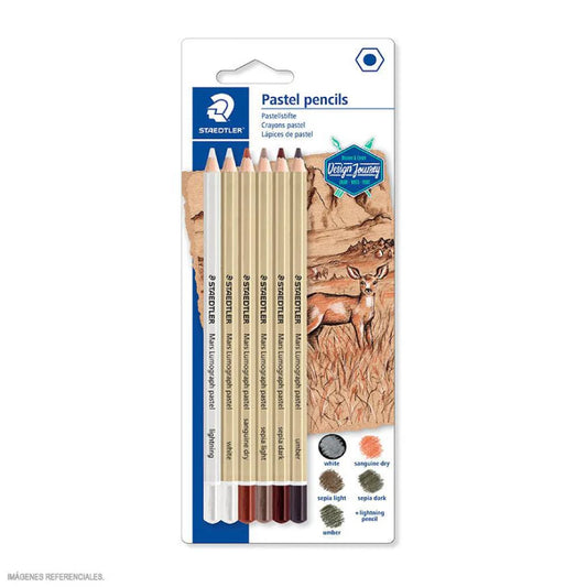 Lapices pastel set x 6 - Staedtler